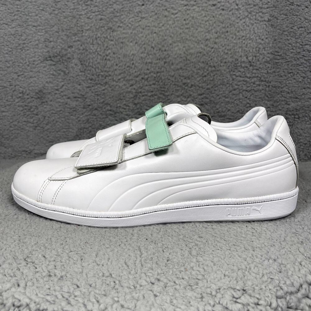 Puma x Dp Match Strap Mens Size 12 Sneakers Shoes White Gossamer Leather RARE - Picture 3 of 10